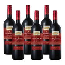 Combo Vinho Tinto Casa Geraldo Bordô Suave 6gf 750ml Combo Vinho Tinto Casa Geraldo Bordô Suave 6gf 750ml