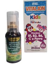 Combo vitalion kids solução oral + spray composto de mel