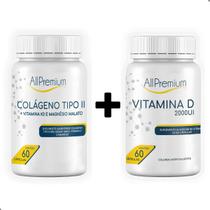 Combo Vitamina D 2000UI 50mcg 60 Cápsulas + Colágeno Tipo 2