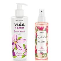 Combo Viva + Amor Hidratante + Body splash - Jequiti