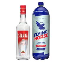 Combo Vodka Starka + Energético Flying Horse Combo Vodka Starka + Energético Flying Horse