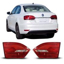 Combo Volkswagen Jetta 2011 A 2015 Lanterna Traseira Canto Bicolor + Lanterna Porta Malas Bicolor