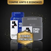 combo whey max titanium e creatina
