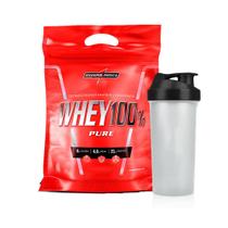 Combo Whey Protein 100% Pure Nutri Concentrado Chocolate 900g + Coqueteleira - Integralmédica