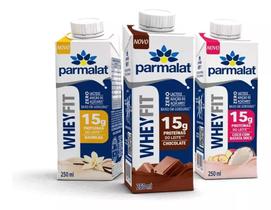 Combo - Whey Protein 15g - Fit Parmalat 250ml - 12un