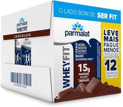 Combo - Whey Protein 15g - Fit Parmalat 250ml - 12un