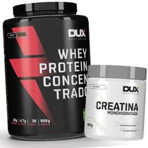 Combo Whey Protein Concentrado Creatina Dux Nutrition