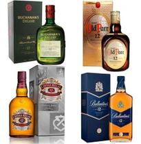Combo Whisky Ballantiines + Chiivas + Buchaman's + Old Parr