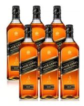 Combo Whisky Johnnie Walker Black Label 1l - 6 Unidades