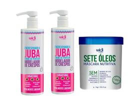 Combo widi care sete óleo 1kg +2 encrespando 500ml