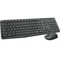Combo wireless teclado e mouse mk235 preto logitech