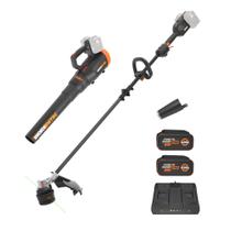 Combo WORX WP925 de aparador sem fio 40V e soprador de folhas Combo WORX WP925 de aparador sem fio 40V e soprador de folhas