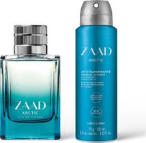 Combo Zaad Arctic: Eau de Parfum 95ml + Desodorante Antitranspirante Aerosol 75g