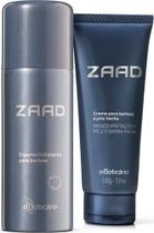 Combo Zaad: Espuma de Barbear 200ml + Pós Barba 110g - Corpo e banho