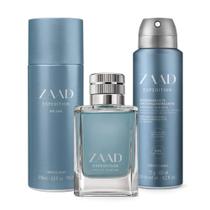 Combo Zaad Expedition: Eau De Parfum 95ml + Body Splash 200ml + Desodorante Aerossol 75g - Kit para presente