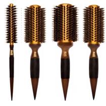 Combo4 escovas termicas metalicas javali p mm g marco boni Combo4 escovas termicas metalicas javali p mm g marco boni