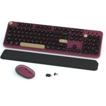 Combos de teclado e mouse Links9+ Retro Wireless Burgundy Combos de teclado e mouse Links9+ Retro Wireless Burgundy