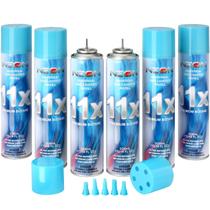 Combustível de Butano NEON 11X Ultra-Refinado 6x300 ml com Adaptadores Combustível de Butano NEON 11X Ultra-Refinado 6x300 ml com Adaptadores