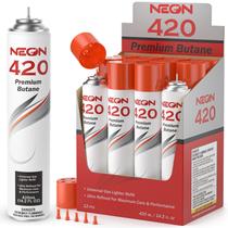 Combustível de Butano NEON 420ml Ultra Refinado 12 Latas Combustível de Butano NEON 420ml Ultra Refinado 12 Latas