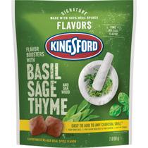 Combustível de fogo sólido Kingsford 32615 Basil Sage Thyme Booster 907g