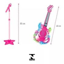 Comece a usar o Avantpro! ENTRAR Não possui uma conta Crie uma aqui Guitarra Infantil Menina C/ Microfone Sai Voz E Con