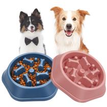 Comedero Lento para Perros UPSKY Antiahogo para Perros Pequeños y Medianos Comedero Lento para Perros UPSKY Antiahogo para Perros Pequeños y Medianos