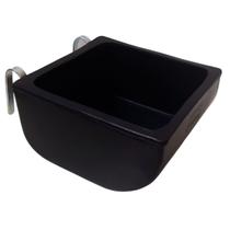 Comedouro 10 Litros Preto com Suporte Cocho Abecel Comedouro 10 Litros Preto com Suporte Cocho Abecel