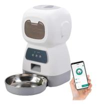 Comedouro Alimentador Automático Cães Gatos Pet Auto Wi-Fi