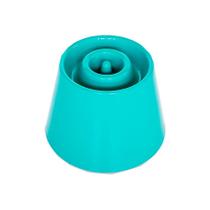 Comedouro Alto e Lento Pet Games Dog Eat Verde Água para Cães - Tamanho M