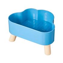 Comedouro Alto Nuvem Bom Amigo Z0110 Elevado Pet Ergonômico Anti Engasgo Para Caes e Gatos Cor:Azul Comedouro Alto Nuvem Bom Amigo Z0110 Elevado Pet Ergonômico Anti Engasgo Para Caes e Gatos Cor:Azul