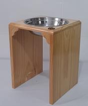 Comedouro Alto Para Cães de Grande Porte Com 40cm de Altura Madeira Pinus Fino Acabamento!