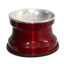 Comedouro Alto Para Gatos Em Alumínio Gastrobel Vermelho Verniz PetGang Comedouro Alto Para Gatos Em Alumínio Gastrobel Vermelho Verniz PetGang