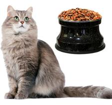 Comedouro Alto Para Gatos Em Alumínio Gastrobel