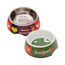 Comedouro American Pets Color Premium para Cães e Gatos - Cores Sortidas - Grande