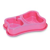 Comedouro Anti Formiga Pet Injet com Suporte para Garrafa Pet Rosa - Atacapet