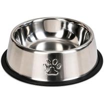 Comedouro Antiderrapante Inox Grande 30cm Para Cães Gatos 1,2kg Aço Inoxidável Higiênico Comedouro Antiderrapante Inox Grande 30cm Para Cães Gatos 1,2kg Aço Inoxidável Higiênico