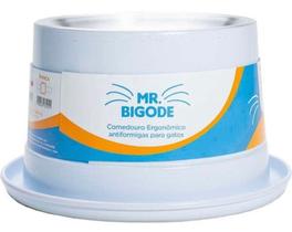 Comedouro Antiformiga para Gatos Mr. Bigode Branco, 250ml Nf Pet para Gatos, 250ml, Branco Comedouro Antiformiga para Gatos Mr. Bigode Branco, 250ml Nf Pet para Gatos, 250ml, Branco