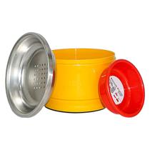 Comedouro Aromático Ruska Bowl Para Cães Olfativo Amarelo