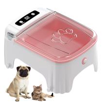 Comedouro Automatico Cao Gato Cachorro Pet Raçao Petisco Animal de Estimaçao Sensor de Presença Movimento Temporizador Regulavel Alimentaçao Saudavel