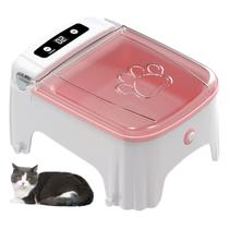 Comedouro Automatico Gato Cachorro Pet Cao Raçao Petisco Sensor de Presença Movimento Temporizador Regulavel Seguro Higienico Animal de Estimaçao