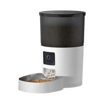 Comedouro Automático Inteligente Para Gatos Com Câmera, Dispensador De Ração Para Animais De