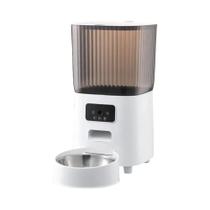 Comedouro Automático Inteligente Para Gatos De 5L Com Câmera, Dois Recipientes, Dispensador De Vídeo