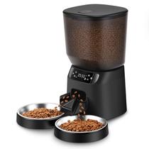 Comedouro Automático para Gatos KATALICLAB 5 L com Duas Tigelas e Timer Comedouro Automático para Gatos KATALICLAB 5 L com Duas Tigelas e Timer