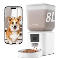 Comedouro Automático para Pets Nityers 8L com Câmera WiFi 1080P