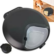 Comedouro Automatico Raçao Cachorro Gato Pet Animais Bichos Comida programavel Dieta Petisco Viagem Passeio Casa Petshop