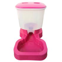 Comedouro Automático Rosa Cachorro Pet Cães Grande Porte 8l Comedouro Automático Rosa Cachorro Pet Cães Grande Porte 8l