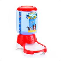 Comedouro Automático Truqys Pets Vermelho com Galão - 1Kg