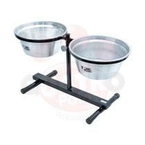 Comedouro Bebedouro ajustavel pet caes cachorro gatos duplo Premium Comedouro Bebedouro ajustavel pet caes cachorro gatos duplo Premium