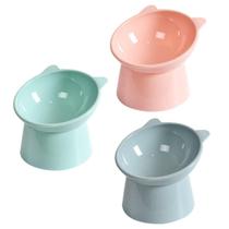 Comedouro Bebedouro Alto Elevado Postura Correta Gatos Orelha Gatinho