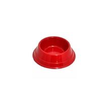 Comedouro/bebedouro cães e gato pequeno vermelho